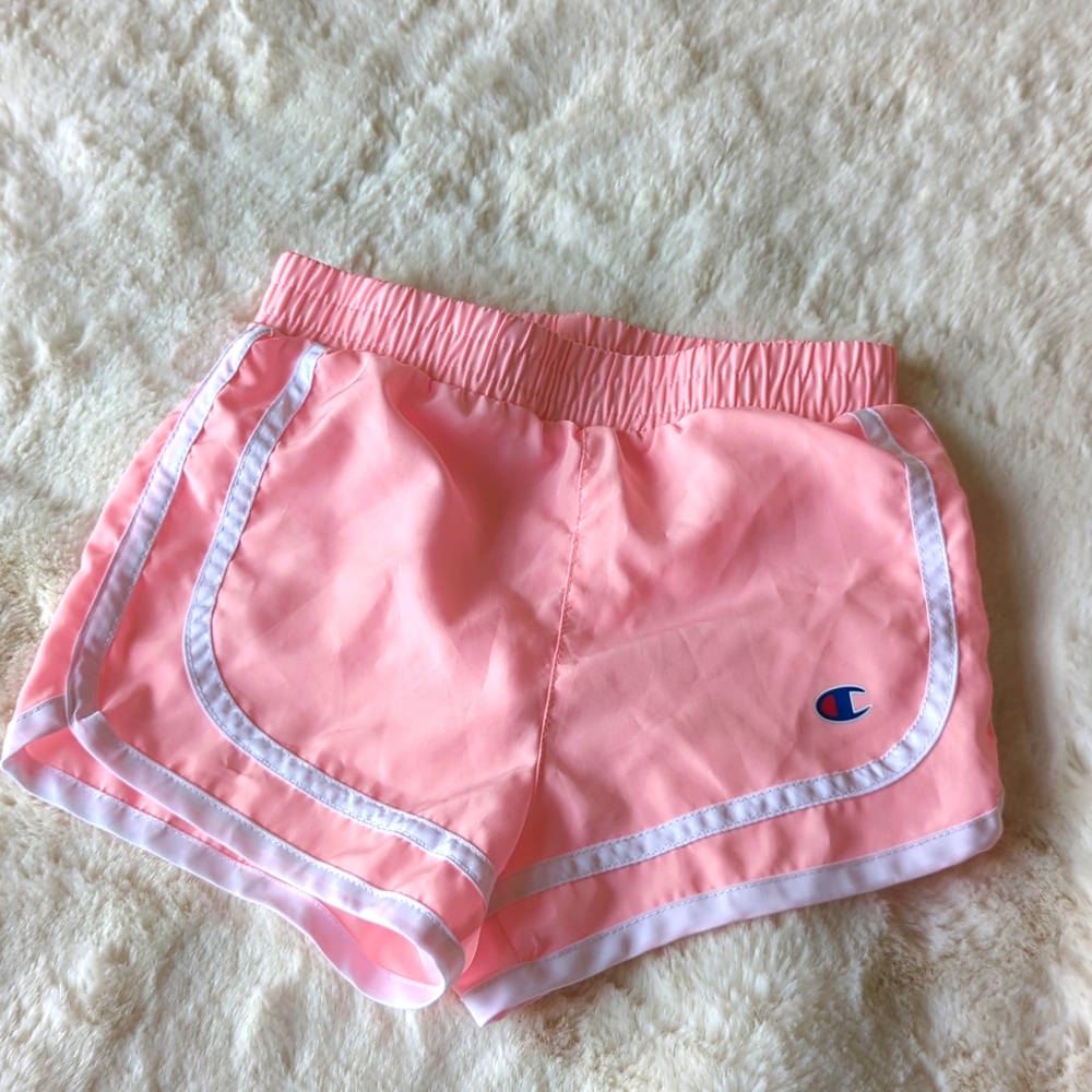 Champion Girls Pink Athletic Shorts Sz 5‎